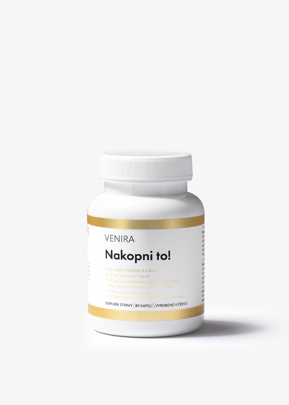 VENIRA Nakopni to pre-workout, 80 kapsúl 1 VENIRA nakopni to - pre-workout pred tréningom