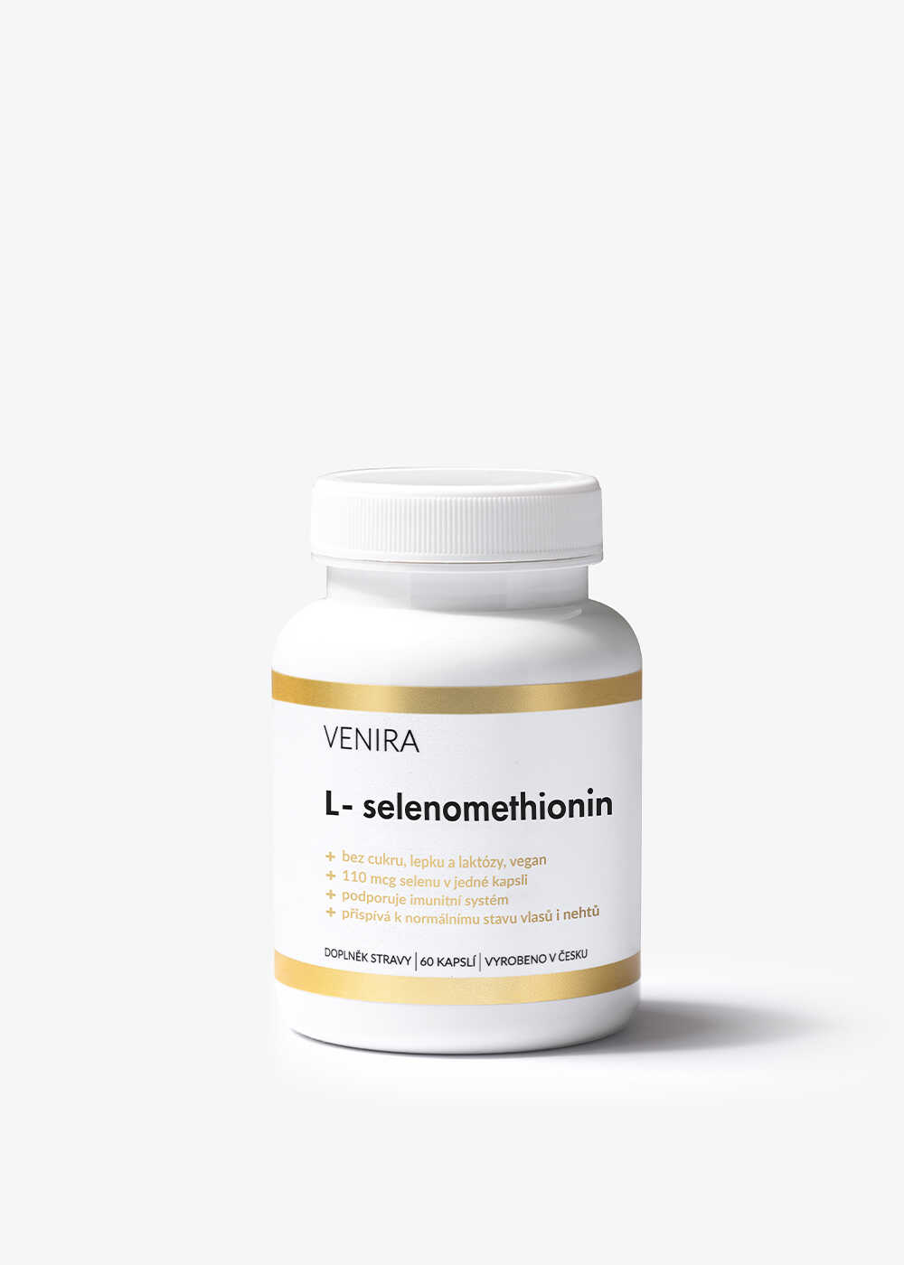 VENIRA L-Selenomethionin 60 kapsúl – Podpora imunity a zdravia s vysokým obsahom selénu 1 VENIRA L-Selenomethionin