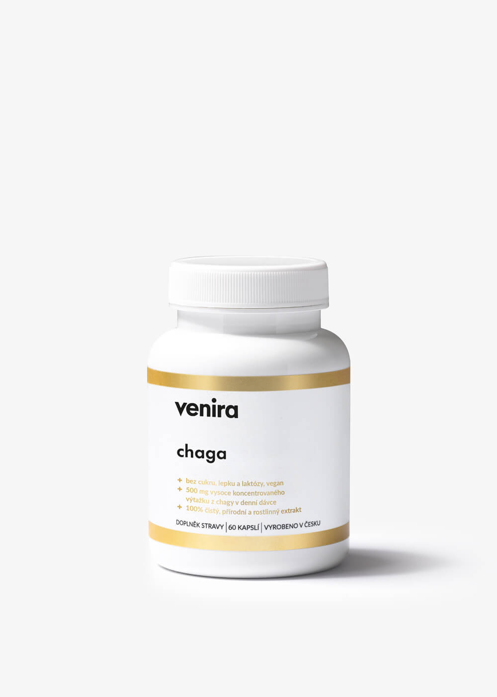 VENIRA Chaga Sibírska – 60 kapsúl pre zdravie a vitalitu 1 VENIRA chaga sibírska - 60 kapsúl 60 kapsúl