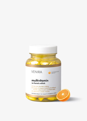 VENIRA multivitamin vo forme srdiečok - pomaranč