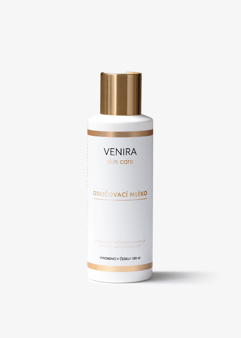 VENIRA odličovacie mlieko 150 ml - Jemné čistenie pleti pre zdravý vzhľad 1 VENIRA odličovacie mlieko