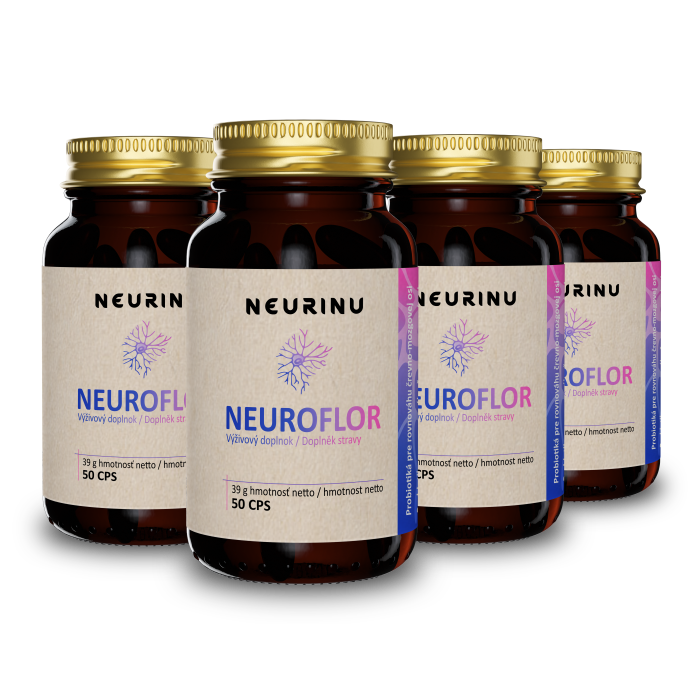 4x NEUROFLOR™ - Podpora mozgu a duševnej pohody 1 4x NEUROFLOR™