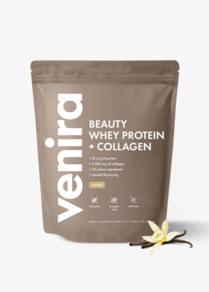 VENIRA Beauty Whey proteín s kolagénom vanilka, 1 000 g