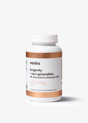 VENIRA Longevity Complex NR, resveratrol a Q10, 60 kapsúl